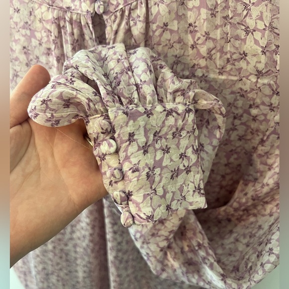 H&M purple blouse, size XS - Picture 3 of 4